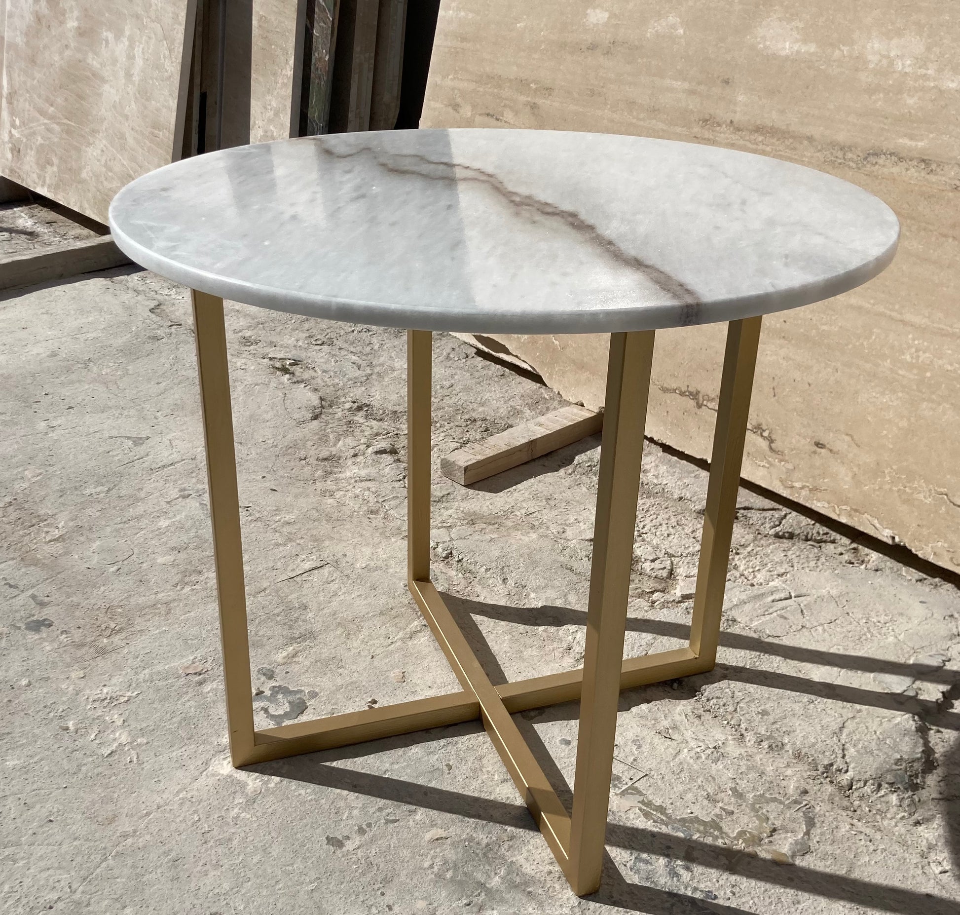Piano tavolo rotondo in marmo - Luxury home boutique
