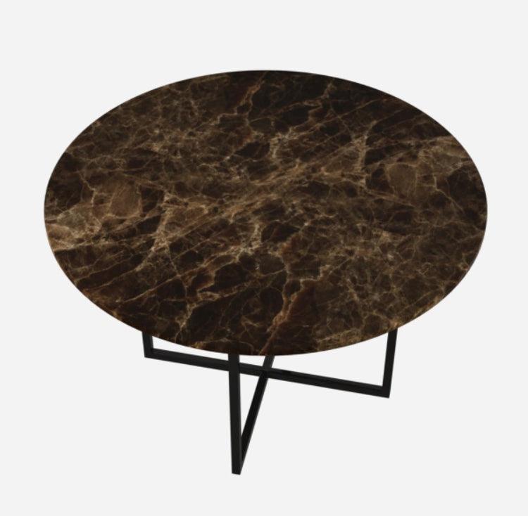 Round table Emperador dark - Luxury home boutique